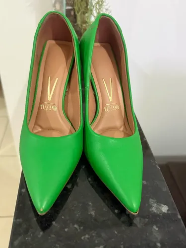 Scarpin verde vizzano