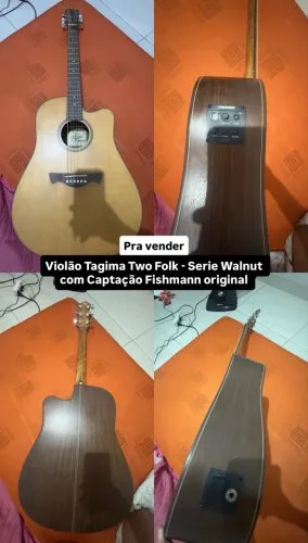 Violão Tagima Two Folk - Walnut series