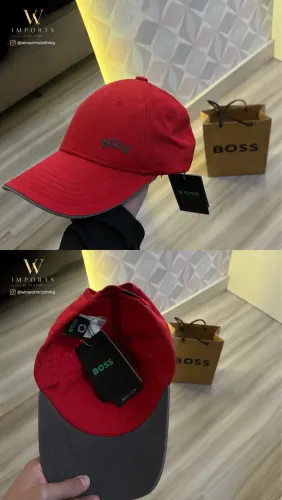 Boné Hugo Boss vermelho Cap Hold