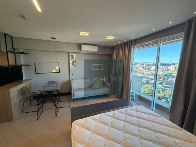 Flat com 1 dormitório para alugar, 48 m² por R$ 4.118,00 - Centro - Jundiaí/SP
