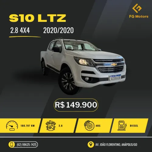 Chevrolet S10 Pick-up LTZ 2.8 TDI 4X4 CD Dies.aut 2020