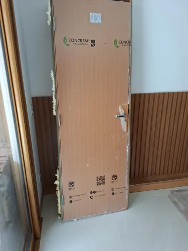 KIT PORTA COMPLETA CONCREM - 70 CM | NOVA
