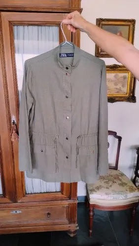 Parka Verde Militar da Zara 