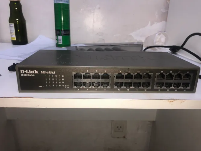 Roteador D-Link DES-1024A: Expansão de redes