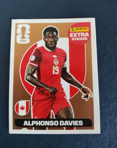 Figurinha Extra Sticker Bronze - Davies - Copa do Mundo 2026