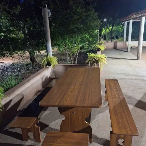 Mesa pedra de ardósia pintada a partir de 590,00