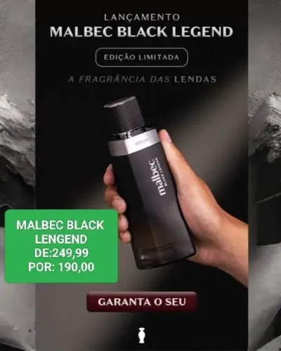 Malbec Tradicional 100ml e outros produtos com desconto