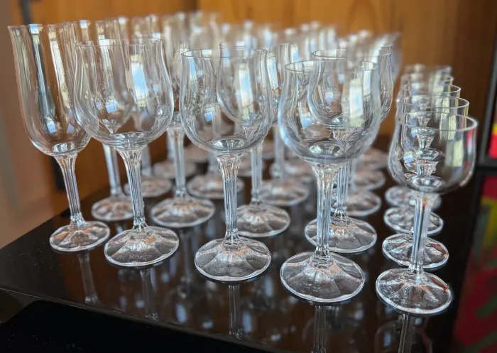 Conjunto de Taças de Cristal para 5 Pessoas - Serviço Completo