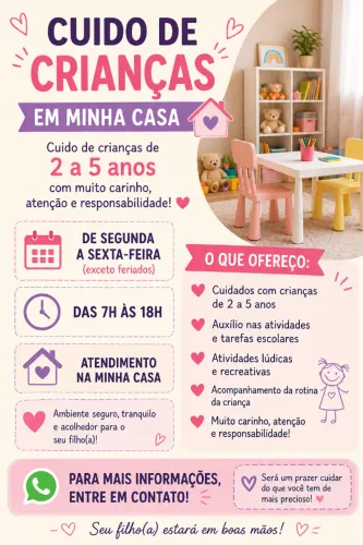 Serviço de cuidados com criança (Babá)