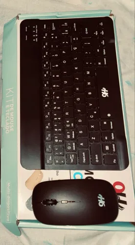 Kit Teclado e Mouse Sem Fio - Estado de Novo