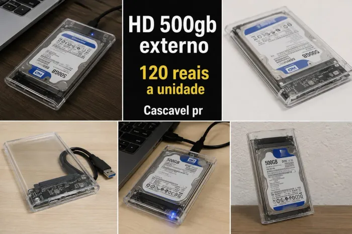HD EXTERNO 500gb