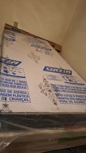 Cama Box Gazin solteiro.