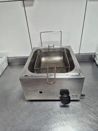 Fritadeira INOX à gás 4/5L