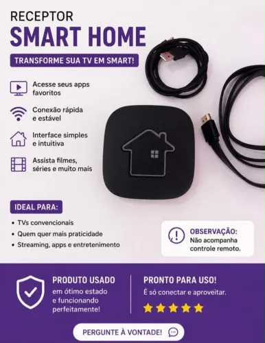 ? Receptor Smart Home - Transforme sua TV em Smart!