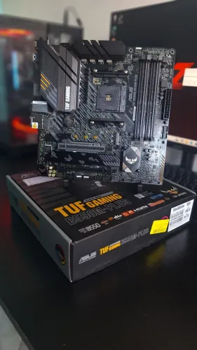 Placa-Mãe AM4 B550m-plus Tuf Gaming 
