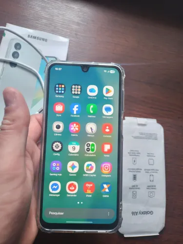 Samsung a16 128gb nfc aparelho novo top 