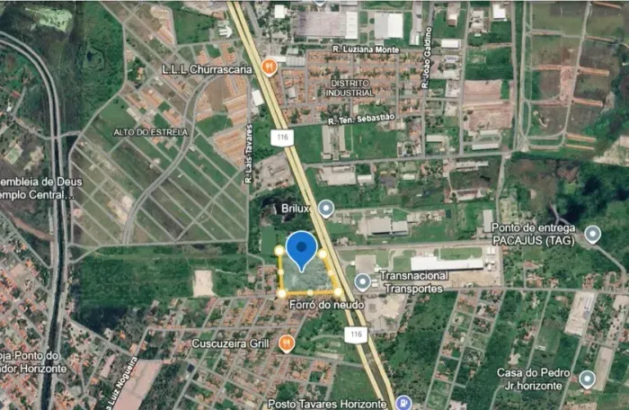 Excelente Terreno na BR-116, Próximo ao Centro de Horizonte