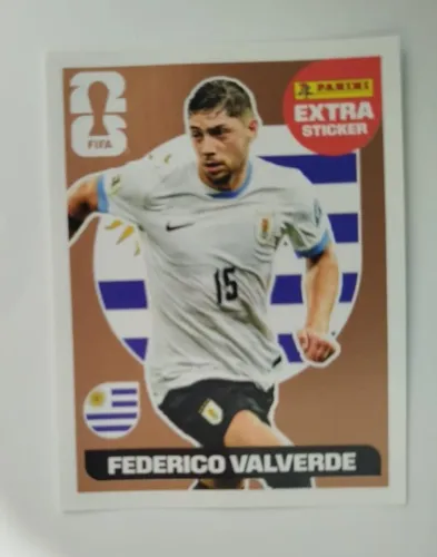 Figurinha Legend Extra Sticker VALVERDE Copa do Mundo 2026 Panini Original - BRONZE