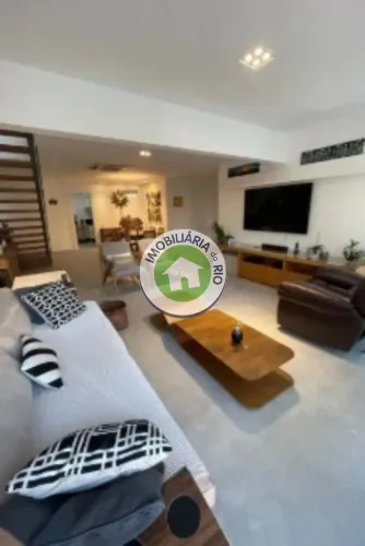 Cobertura de luxo na Barra da Tijuca com 4 quartos, 3 suítes e 264m² - Rio de Janeiro-RJ.