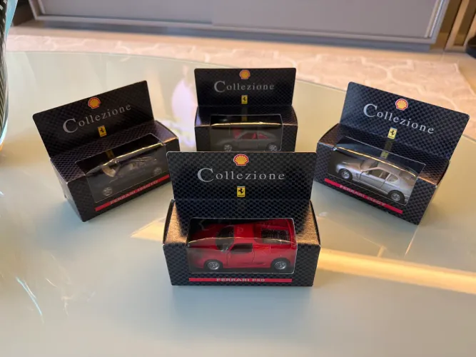 Coleção Ferrari Collezione - 4 Miniaturas + Embalagens Originais