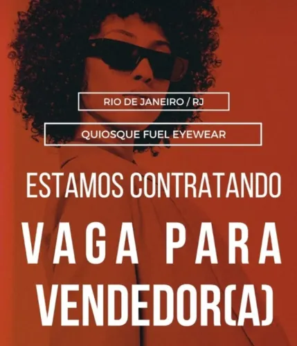 Vagas de Vendedor(a) Fuel Eyewear