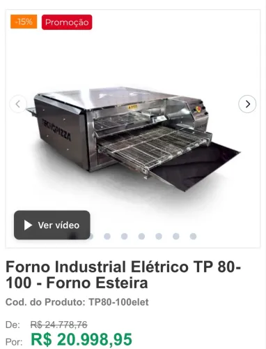 Forno Profissional a Gás