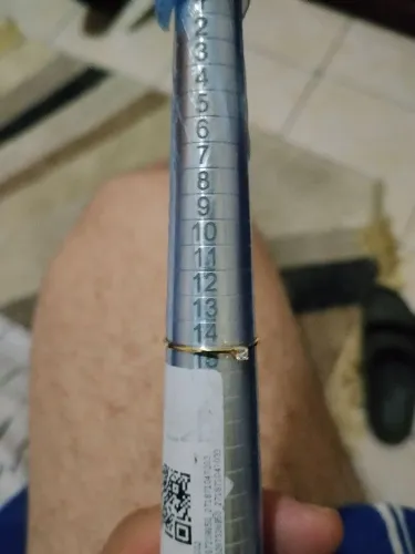 Anel Solitário brilhante 18 k.
