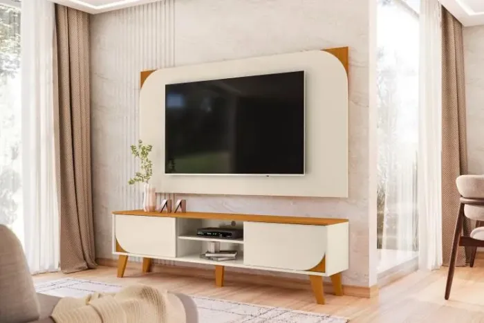 Reck com painel de tv mega oferta relâmpago só 620,00 reais 