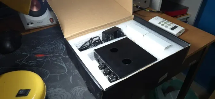 Pré-Amplificador Phono Hifi Fosi Audio BOX X4 para Turntable com Amplificador de Válvula