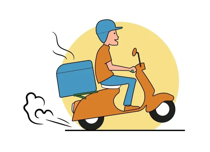 Motoqueiro disponível para parte baixa 