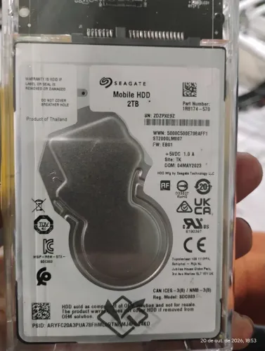HD externo 2tb