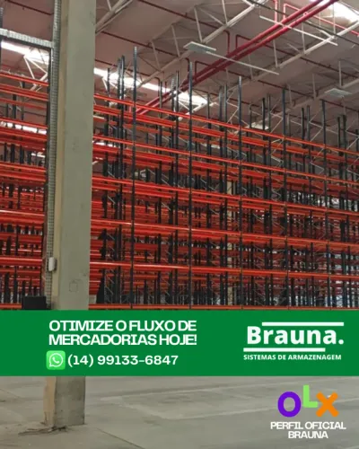 Estante Industrial Aço Novo - Brauna Original