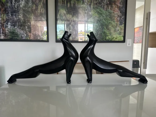 Pantera preta de decoração