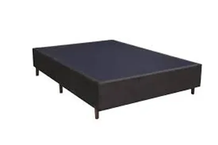cama box casal tecido sued preto ou sued cinza 1,38