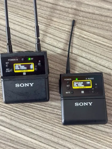 Microfone Sony de lapela UWP-D21 Profissional