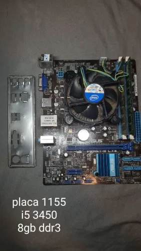 Kit Intel i5 3450 + 8GB DDR3 + Placa 1155
