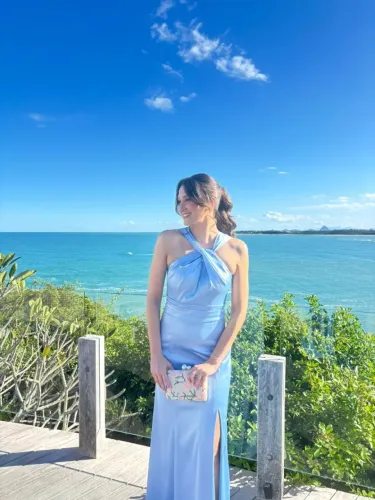 Vestido Madrinha Azul Serenity