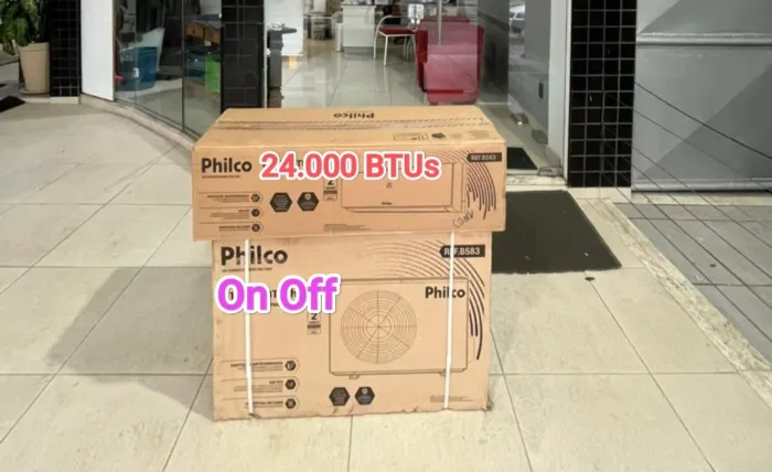Ar Split Philco 24.000 BTUs+ Novo + Nota + Cartão 12x!!