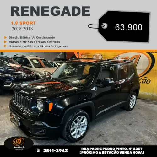 Jeep Renegade Sport 1.8 4X2 Flex 16V Mec. 2018
