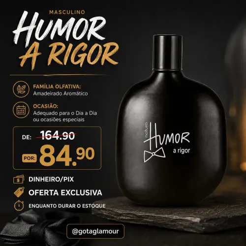 Humor a Rigor masculino Natura
