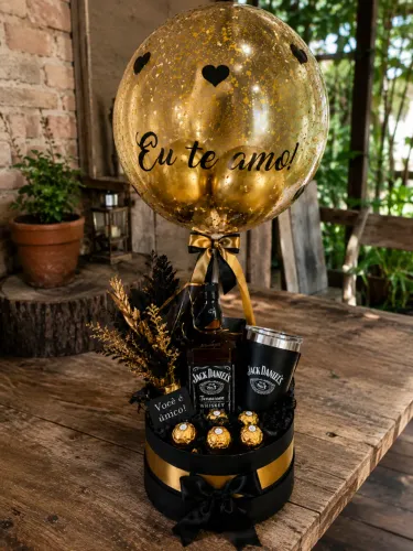 Cesta box aniversário, romântica, infantil 