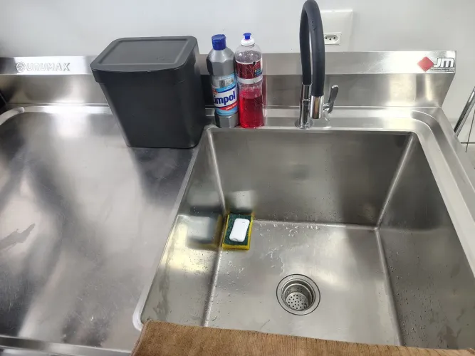 Pia industrial inox