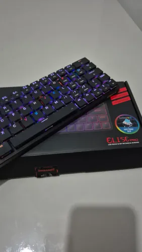 Teclado Mecânico Redragon Elise Pro - Wireless/Bluetooth/USB - Low profile