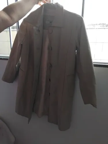 Vendo sobretudo de couro!