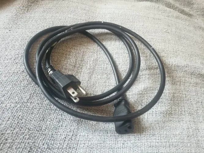Kit Lote 2 Cabos De Força Energia PC Monitor Conector IEC C13