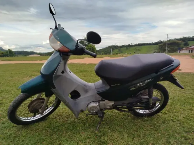 Honda Biz 100 ES 2004 - Conservada - Verde - placa mercosul