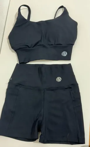 conjunto academia short e top