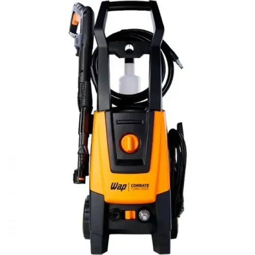 Lavadora de Alta Pressão WAP Combate Turbo 2600 - 2.100 PSI com Mangueira Desentupidora e 