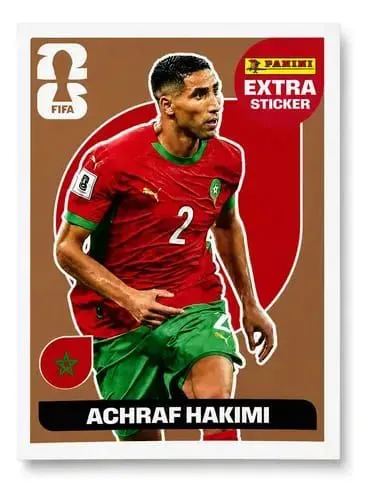Figurinha Panini Extra Sticker Achraf Hakimi Bronze Legend