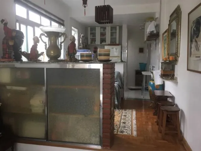 Studio localizado em Santos, no bairro de Embare, predio frente ao mar - apartamento later